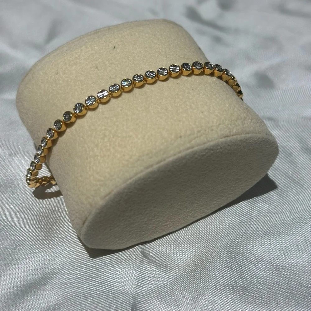 Mónica vinader  lab -grown Diamond tennis bracelet